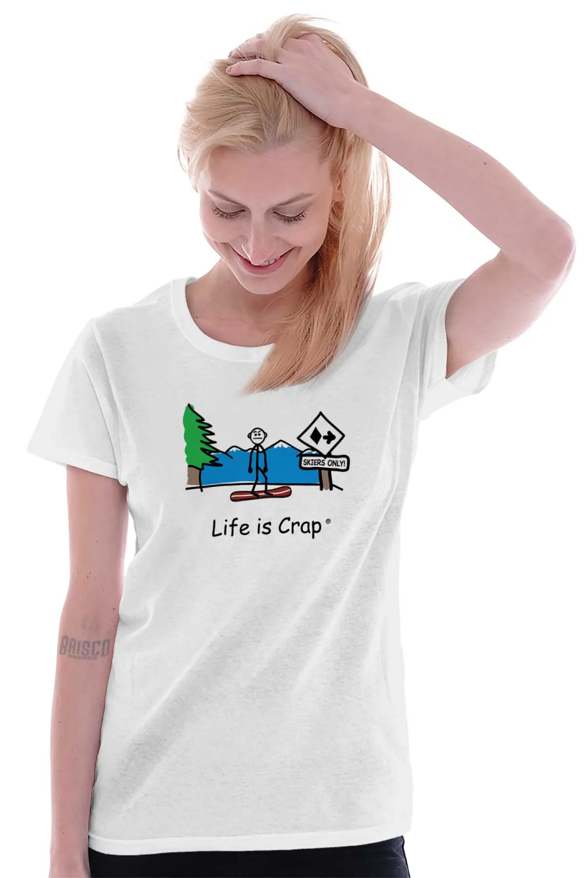 Snowboarder Ladies T-Shirt