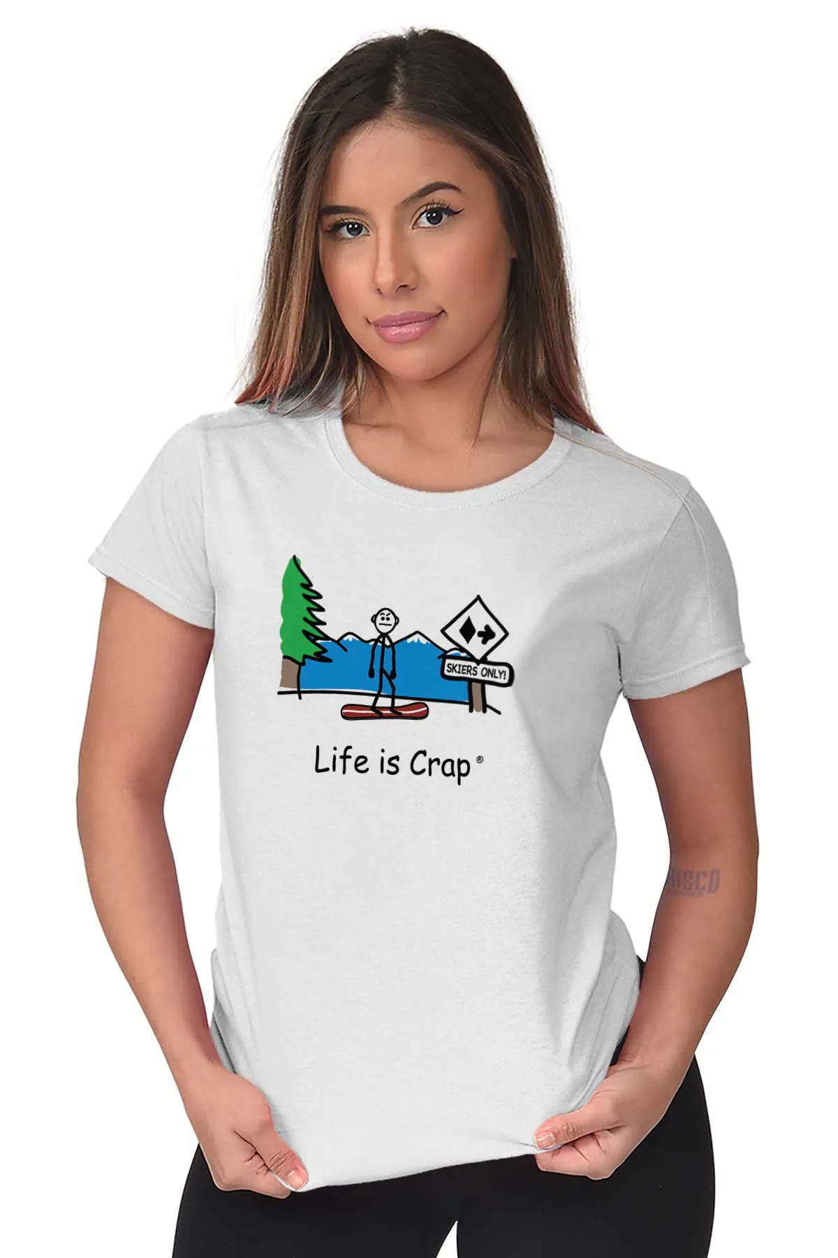 Snowboarder Ladies T-Shirt