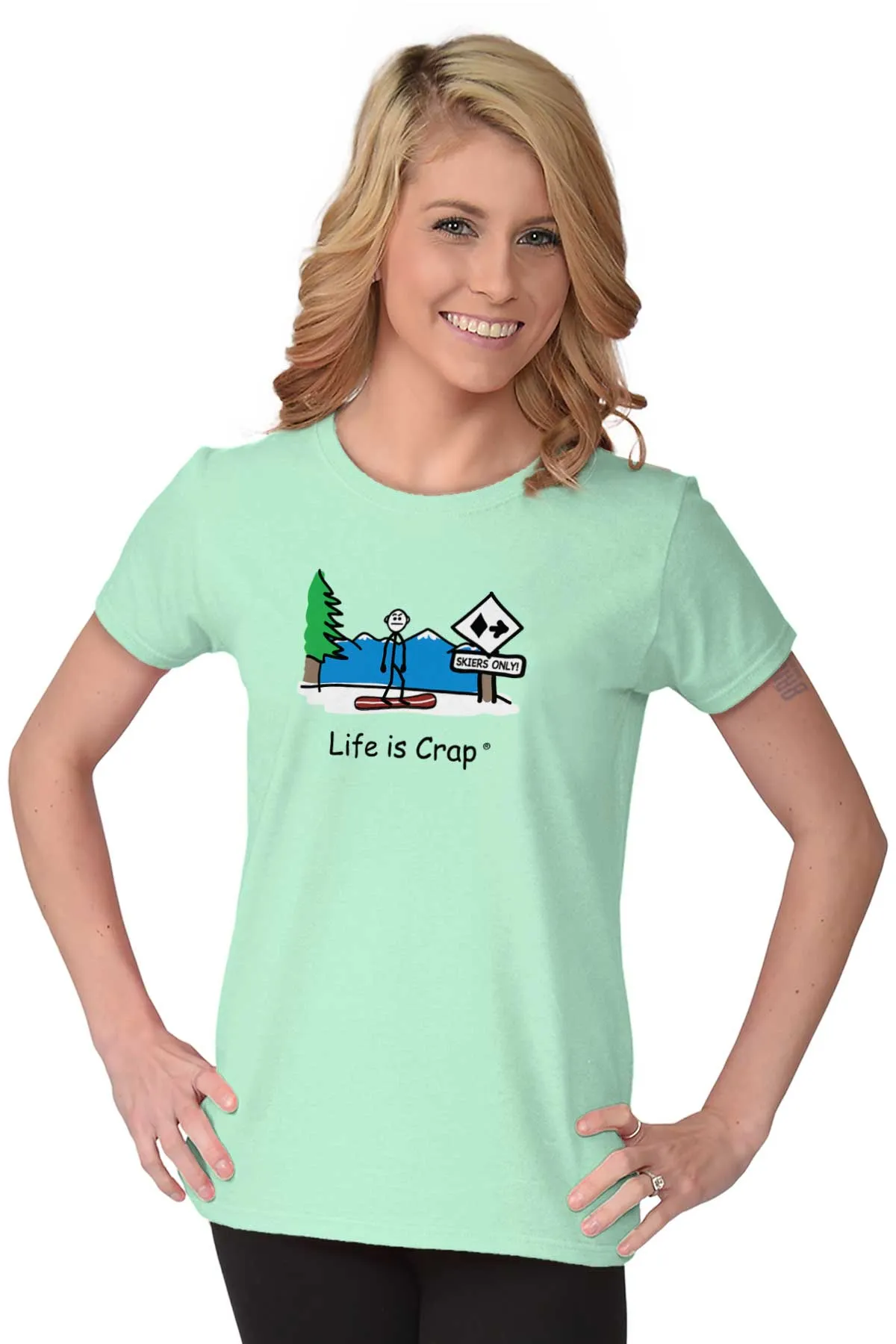 Snowboarder Ladies T-Shirt