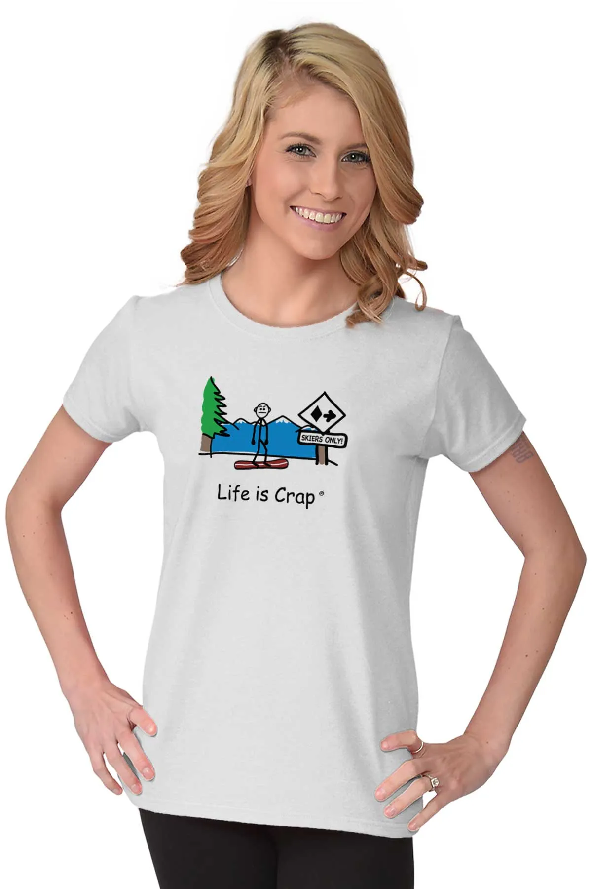 Snowboarder Ladies T-Shirt
