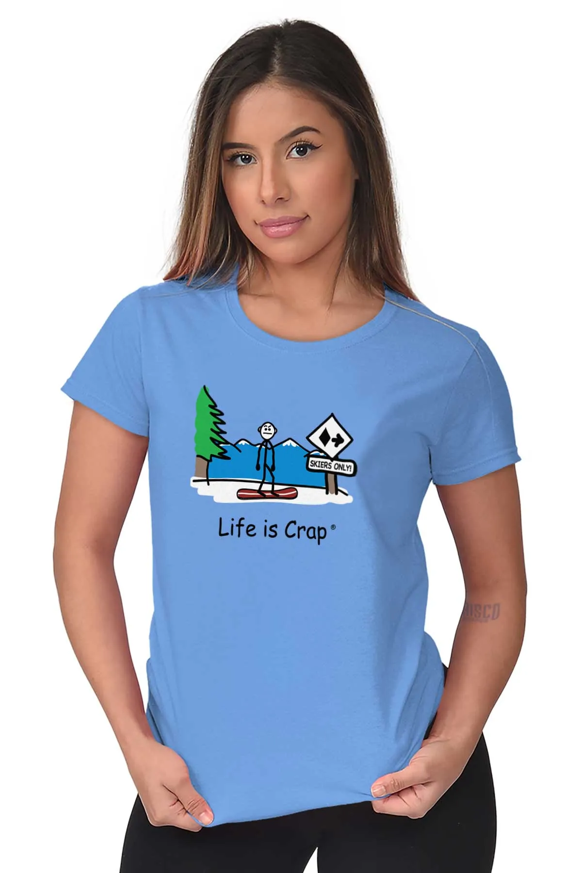 Snowboarder Ladies T-Shirt