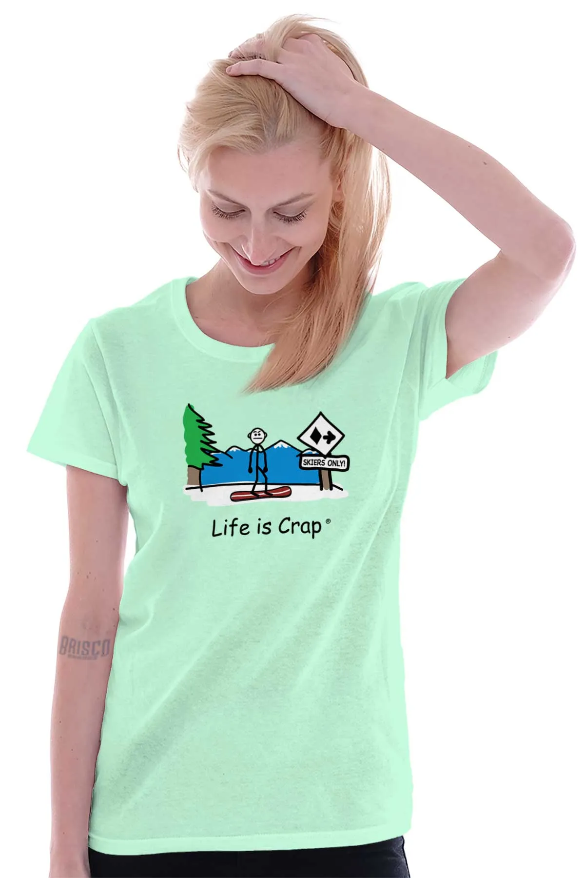 Snowboarder Ladies T-Shirt