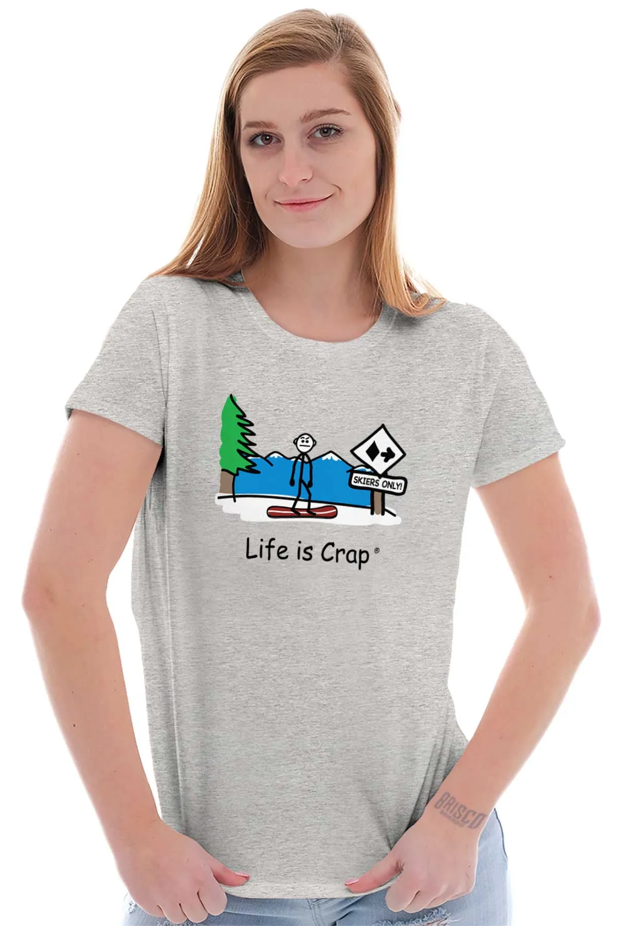 Snowboarder Ladies T-Shirt