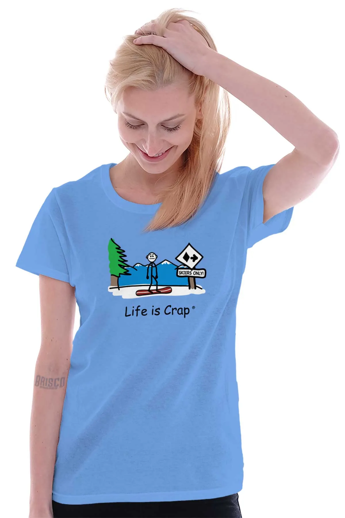 Snowboarder Ladies T-Shirt