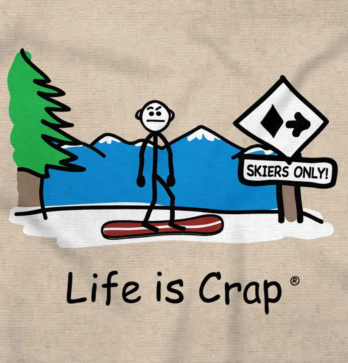 Snowboarder Long Sleeve Tee