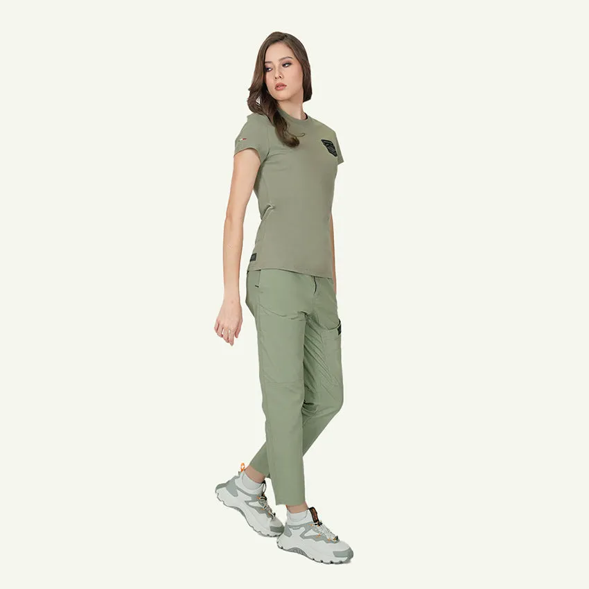 S/S TEE AVN PATCH WOMEN'S T-SHIRT -  VETIVER