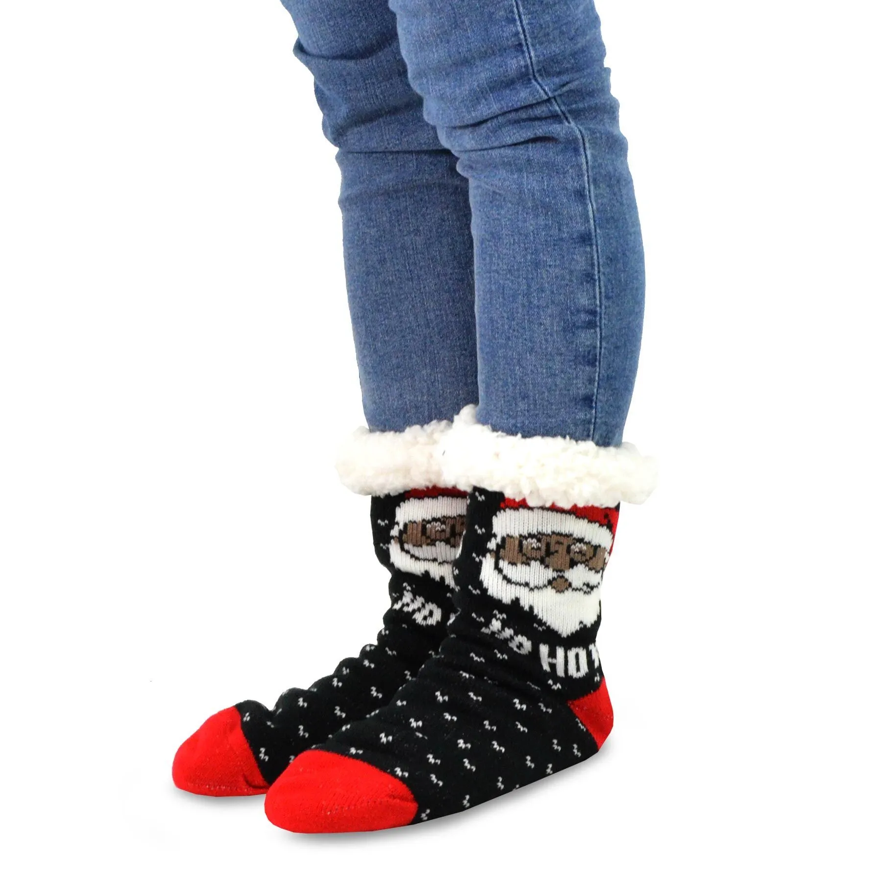 TeeHee Socks Women's Double Layered Polyester Crew Assorted 3-Pack (X1297)