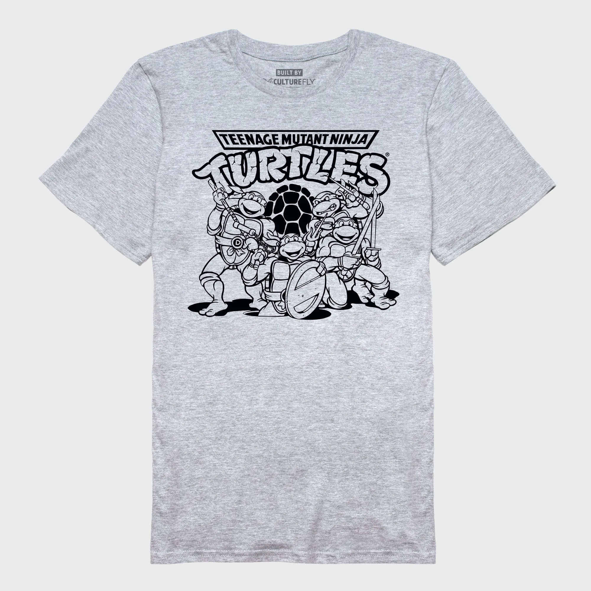 Teenage Mutant Ninja Turtles - Gray Group Tee