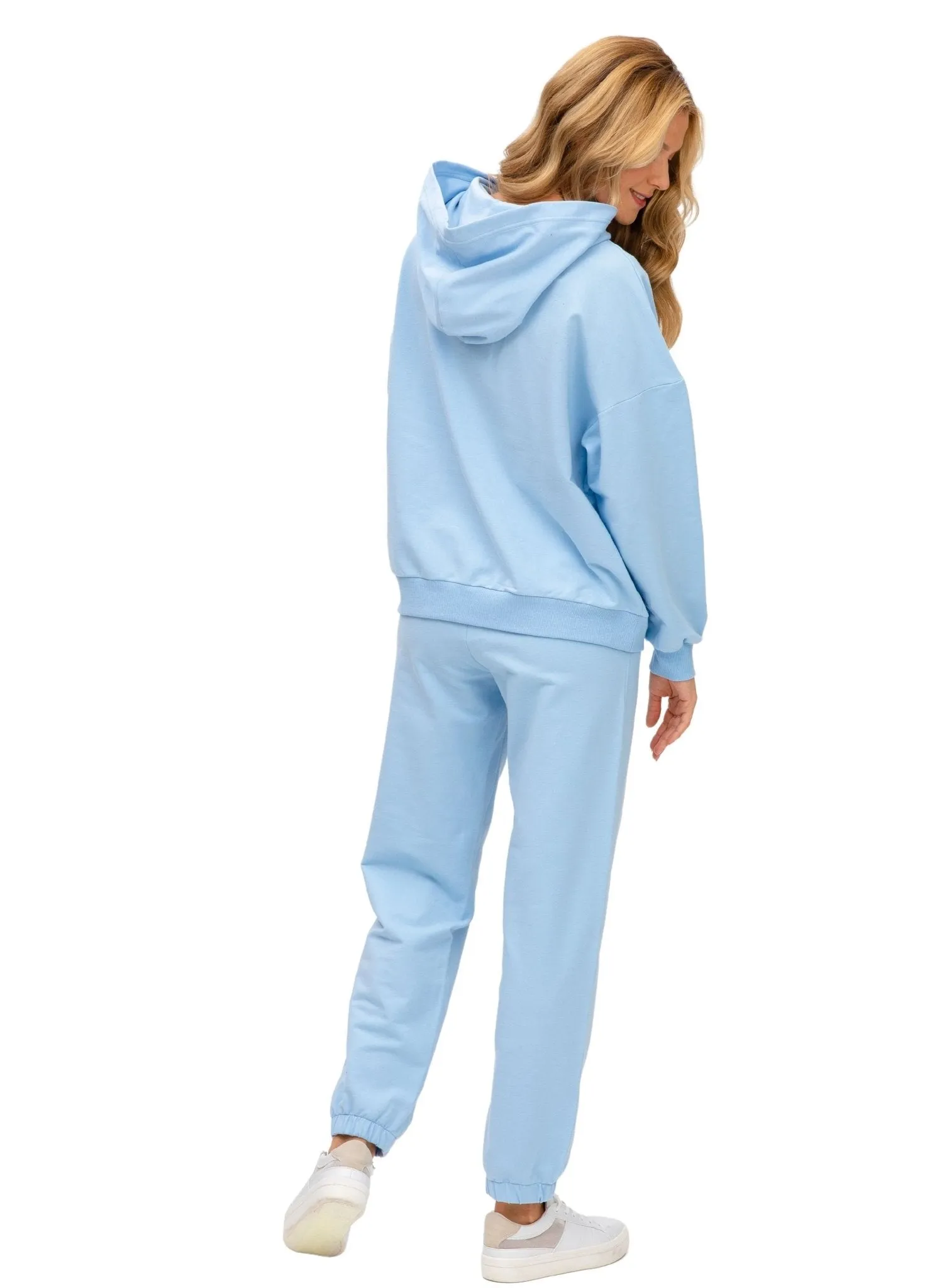 The Cozy Maternity Tracksuit - Angel Blue