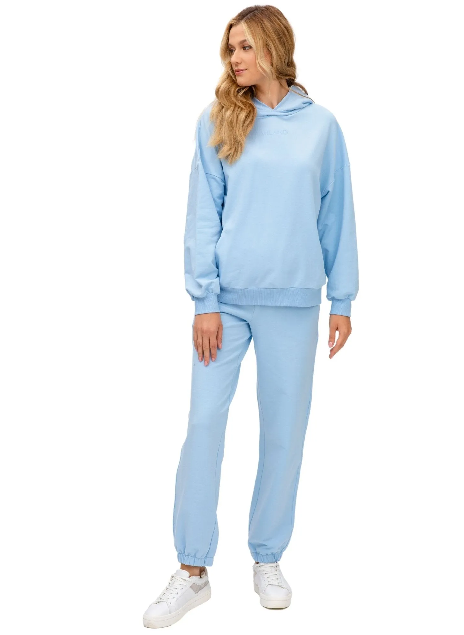 The Cozy Maternity Tracksuit - Angel Blue