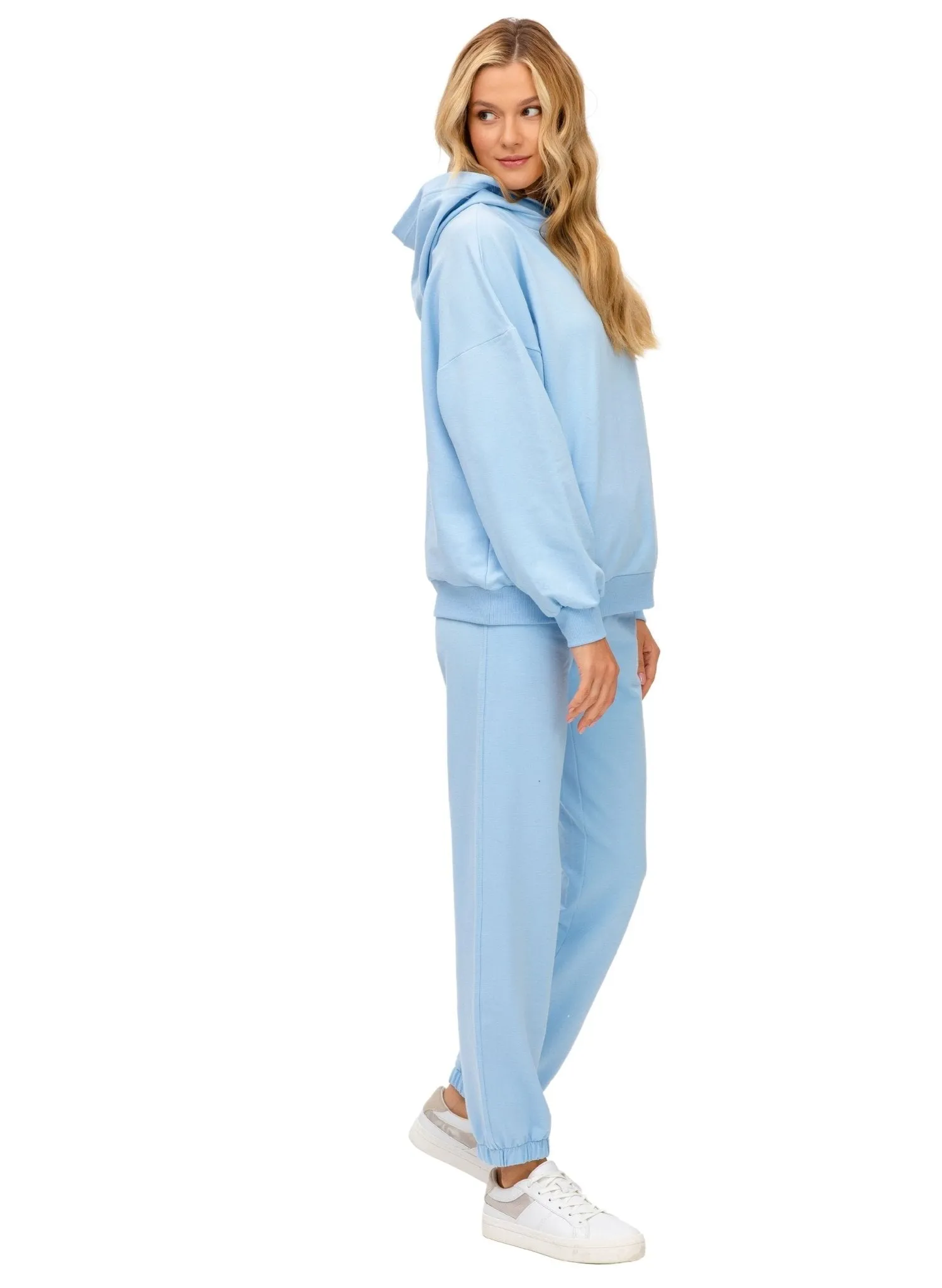 The Cozy Maternity Tracksuit - Angel Blue