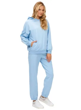 The Cozy Maternity Tracksuit - Angel Blue