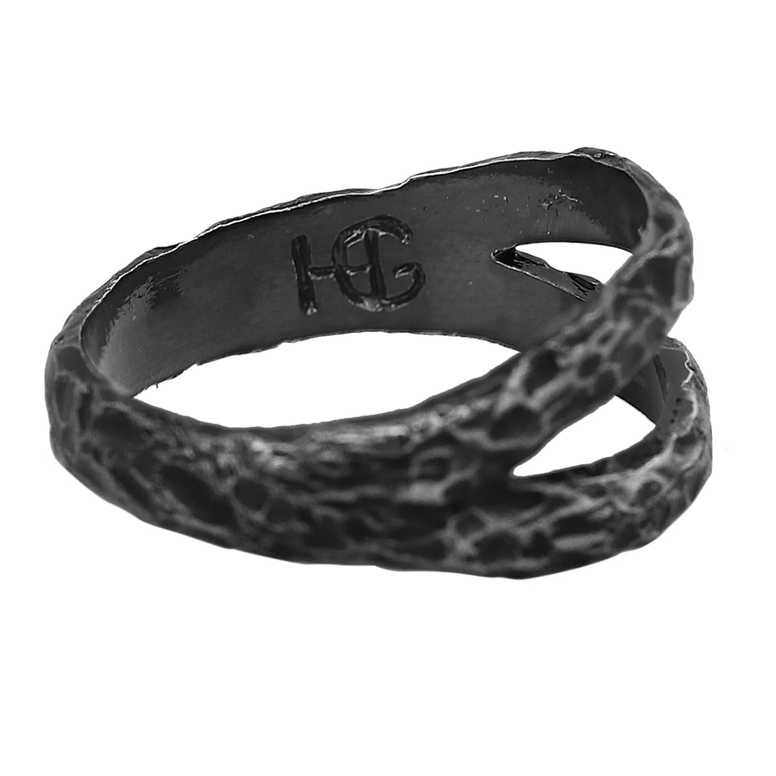 Twin Ring, light finish