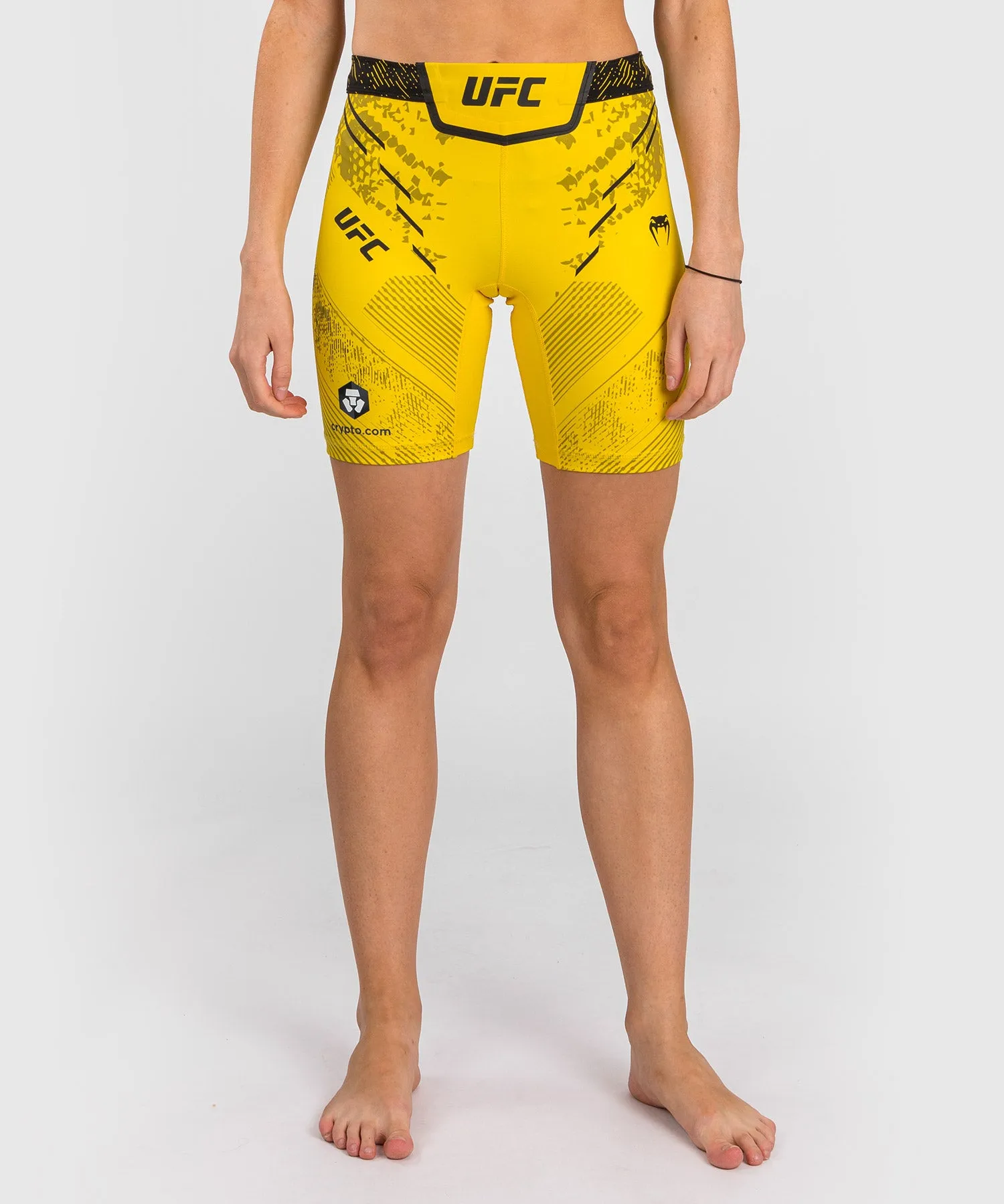UFC Adrenaline by Venum Authentic Fight Night Women’s Vale Tudo Short - Long Fit - Yellow