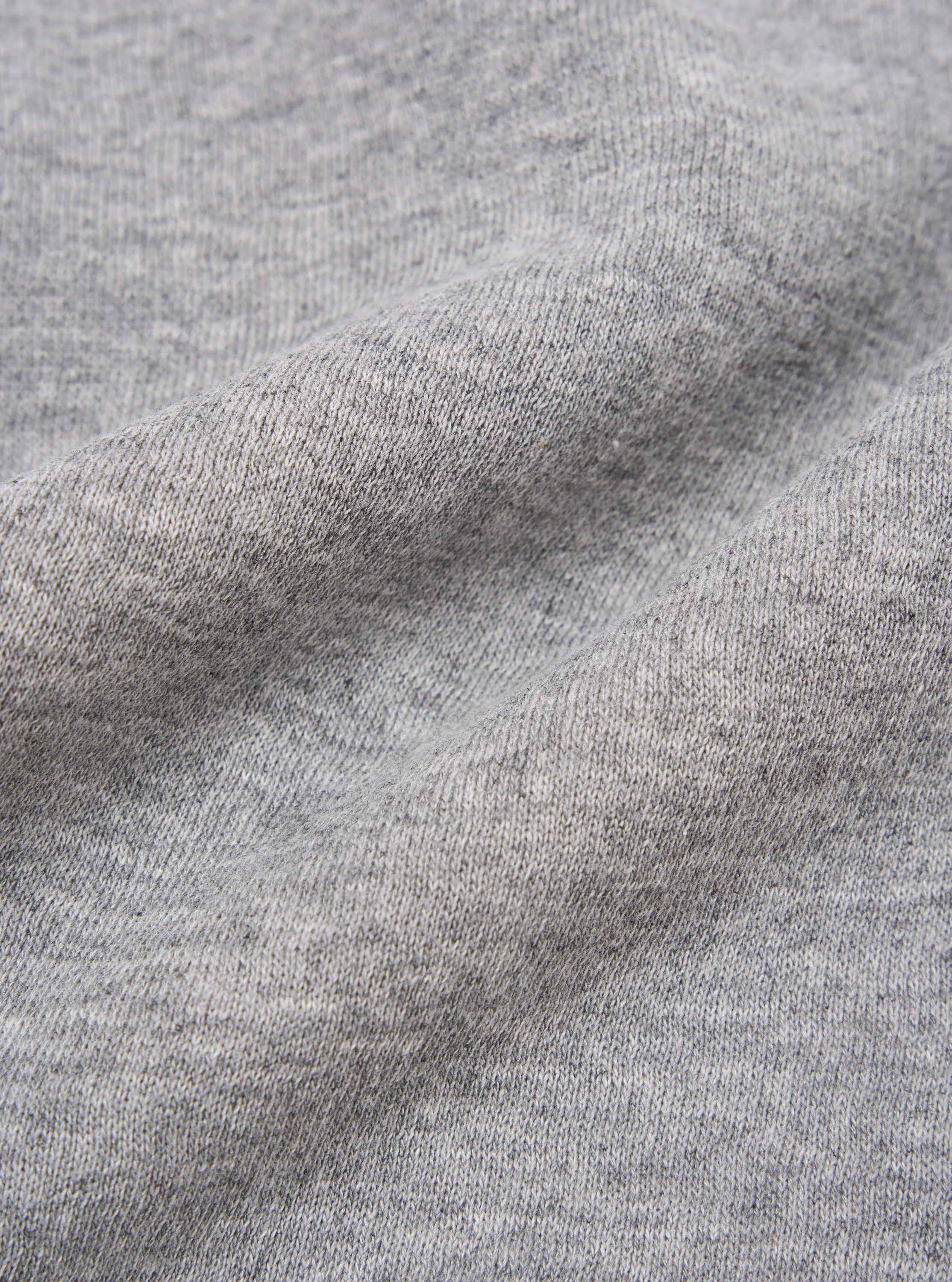 Universal Works Lancaster Jacket in Grey Marl Recycled Cotton Blend Jersey