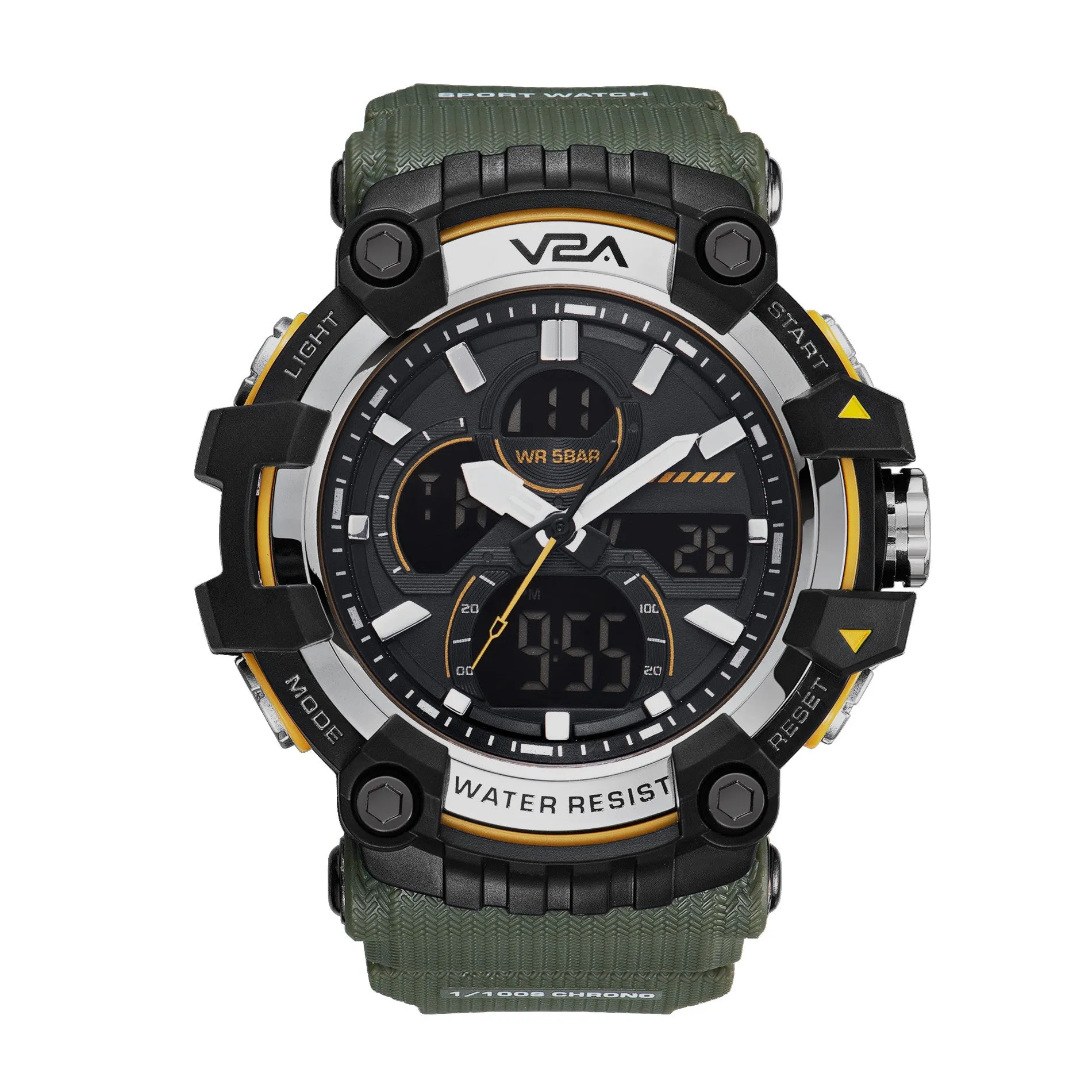 V2A Analog Digital Men Multifunctional Watch 5ATM Waterproof Sports Watch for Men | Gift for Men | Gift for Husband