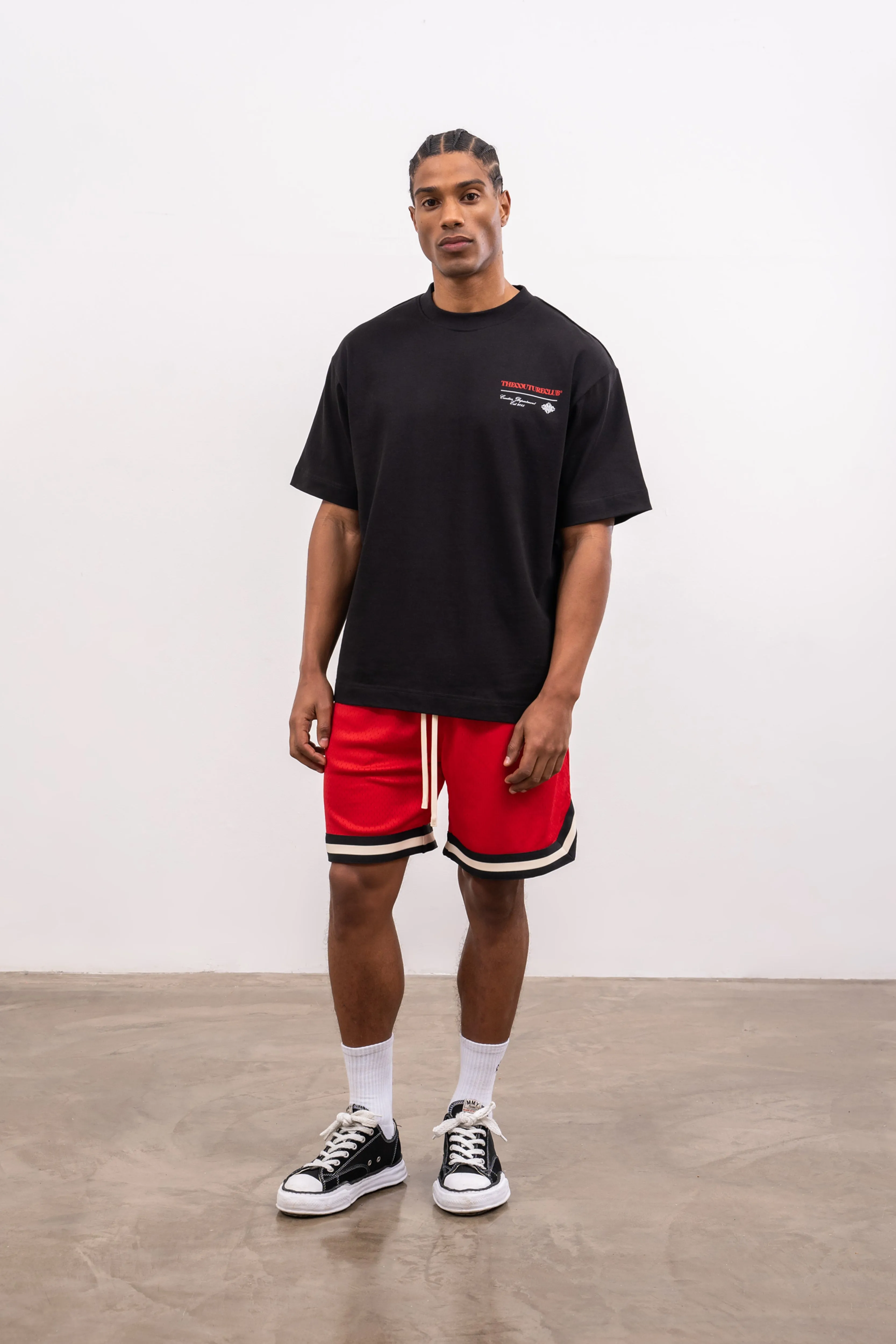 VARSITY MESH SHORT - RED