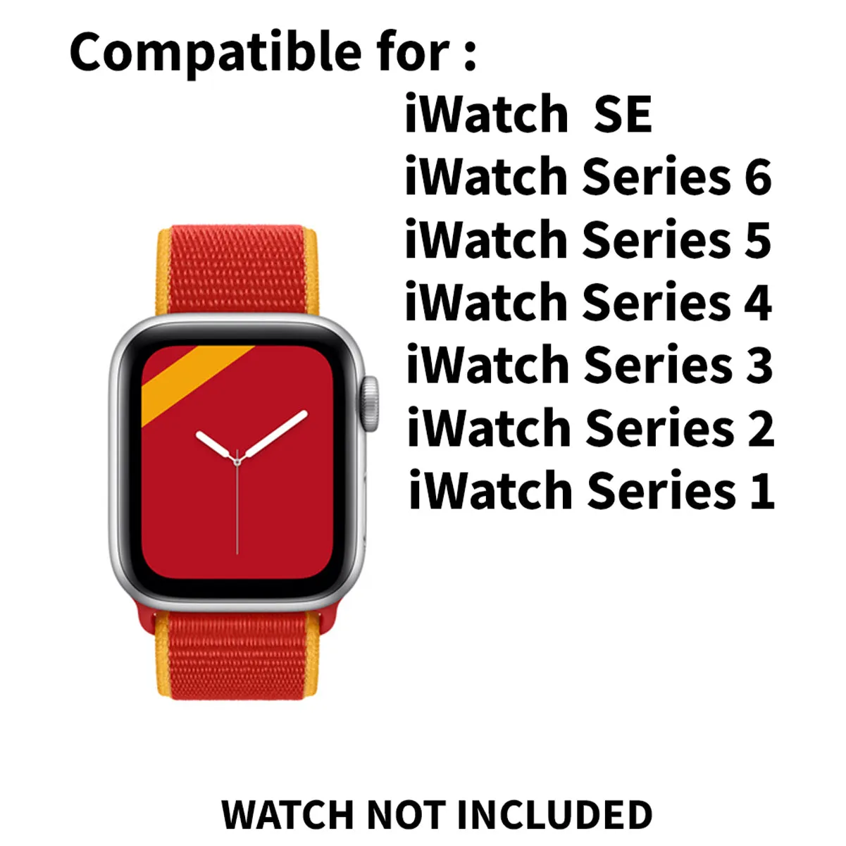 Woven Nylon Straps For Apple Watch-42/44/45/49mm-China