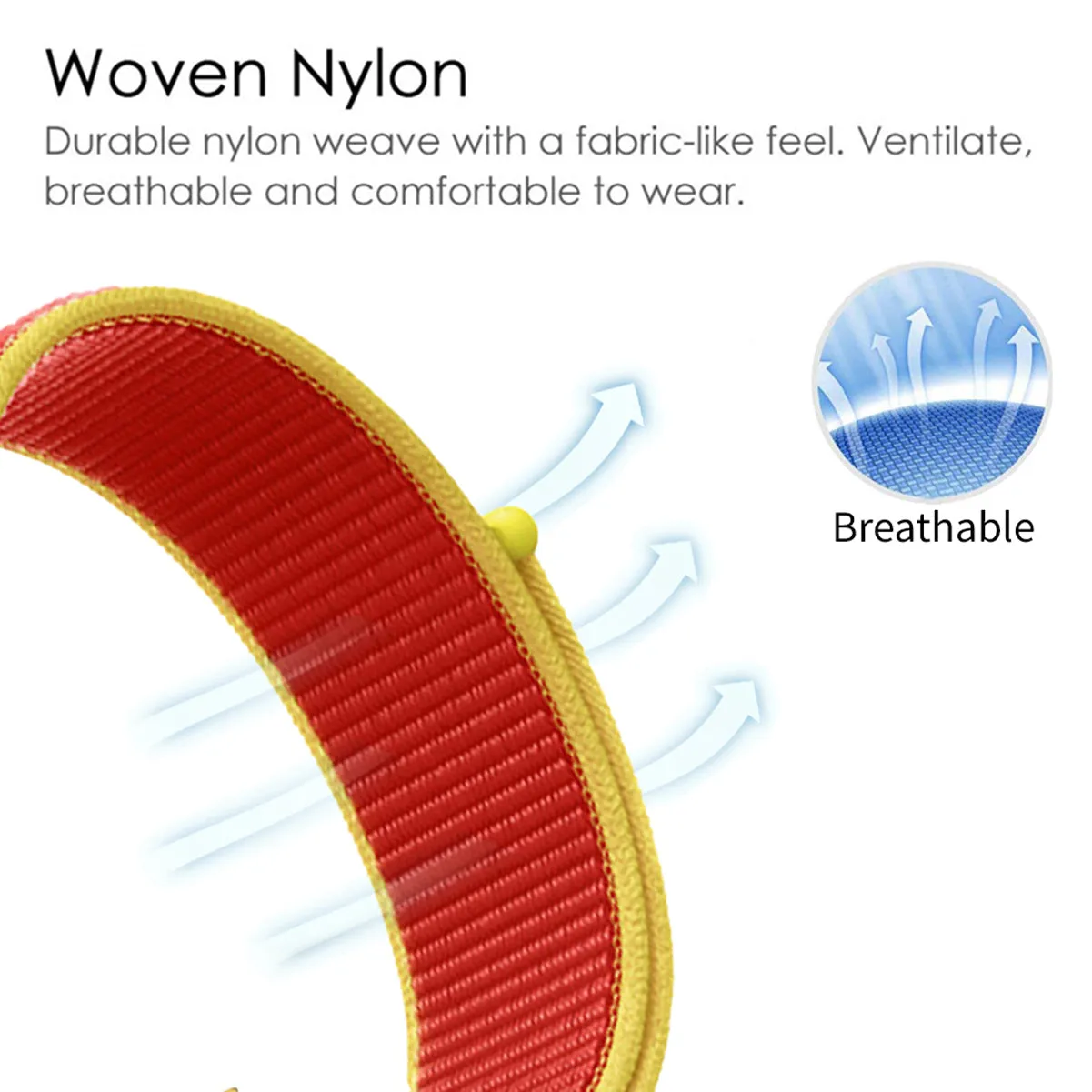 Woven Nylon Straps For Apple Watch-42/44/45/49mm-China
