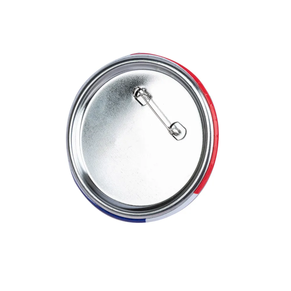 Xcoser Loki For President - Big 77mm Badge and Stickers Red with White Size 7.5cm