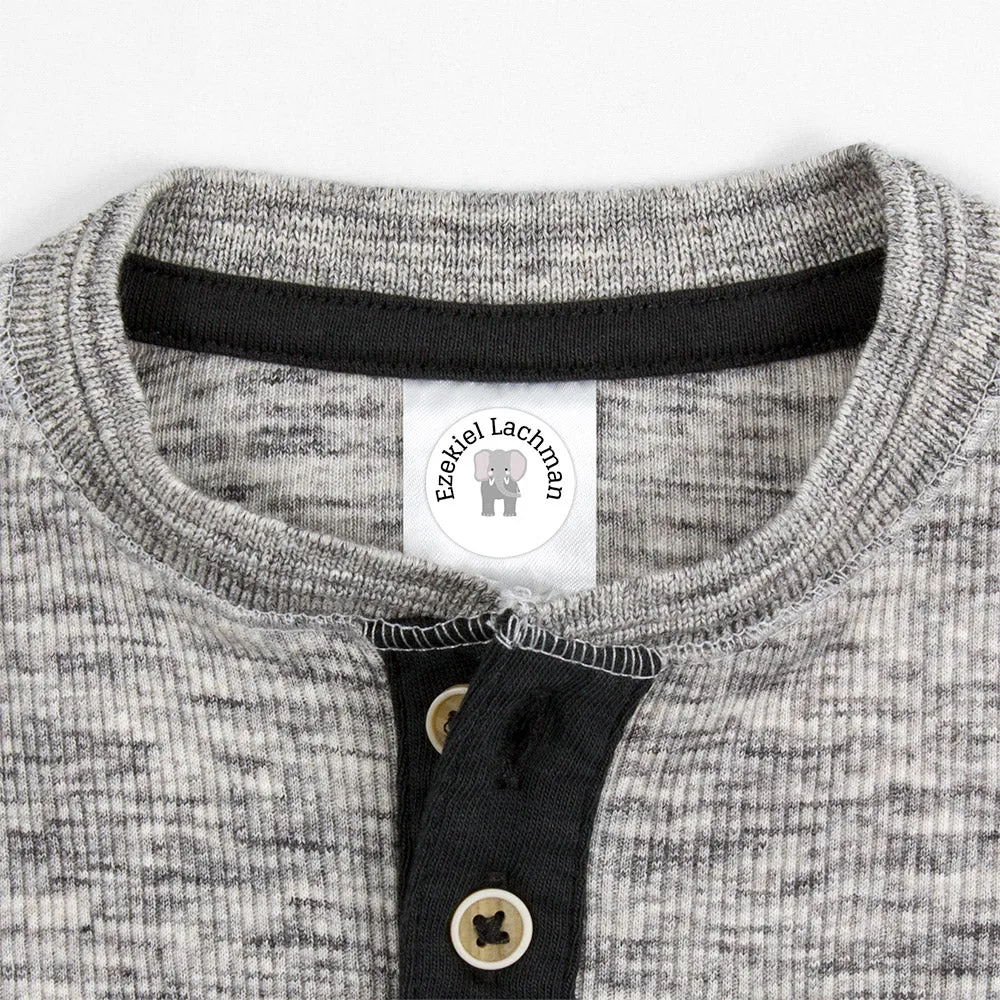 Zoo Animals Clothing Labels
