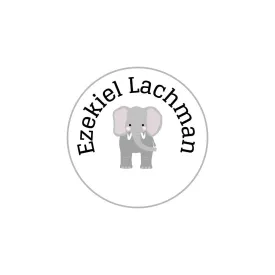 Zoo Animals Clothing Labels
